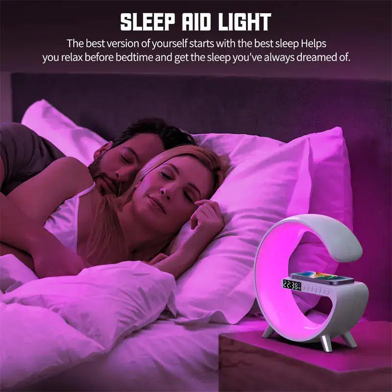 Multifunction LED Lamp With Speaker And Wireless Charging