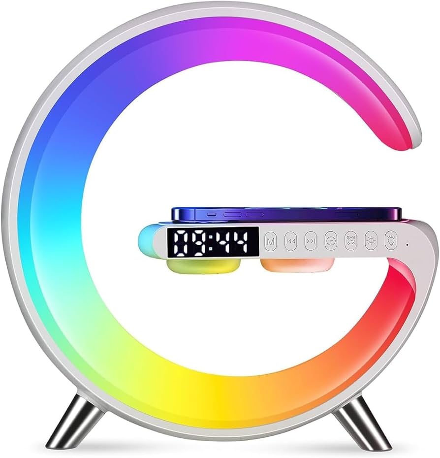 Multifunction LED Lamp With Speaker And Wireless Charging