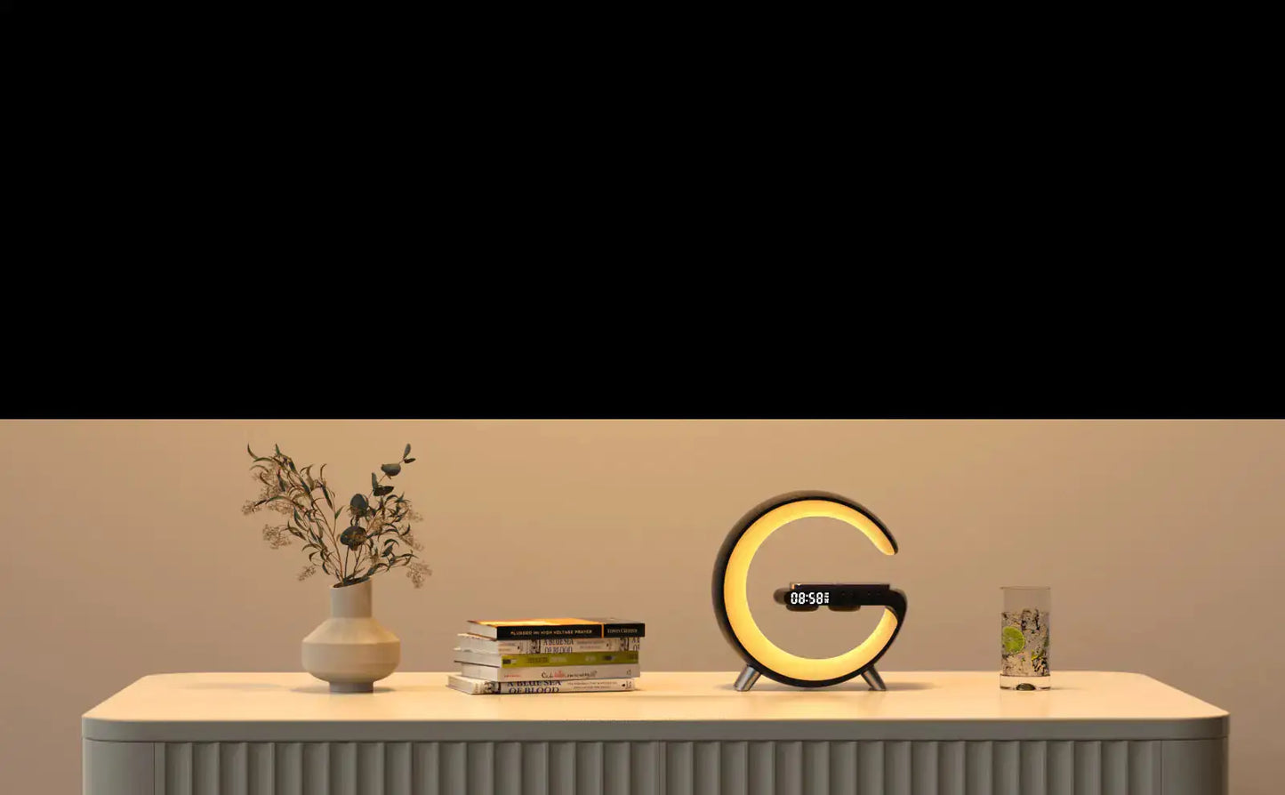Multifunction LED Lamp With Speaker And Wireless Charging